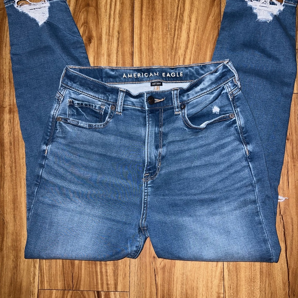 Blue Denim Mom Jeans